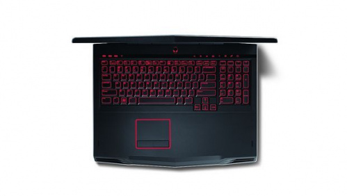 DELL ALIENWARE M17x (N8GY4/Red/740) вид боковой панели