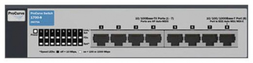 HP ProCurve Switch J9079A вид сбоку