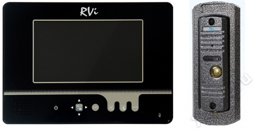 RVi-VD1 LUX(черный) + RVi-305 вид спереди